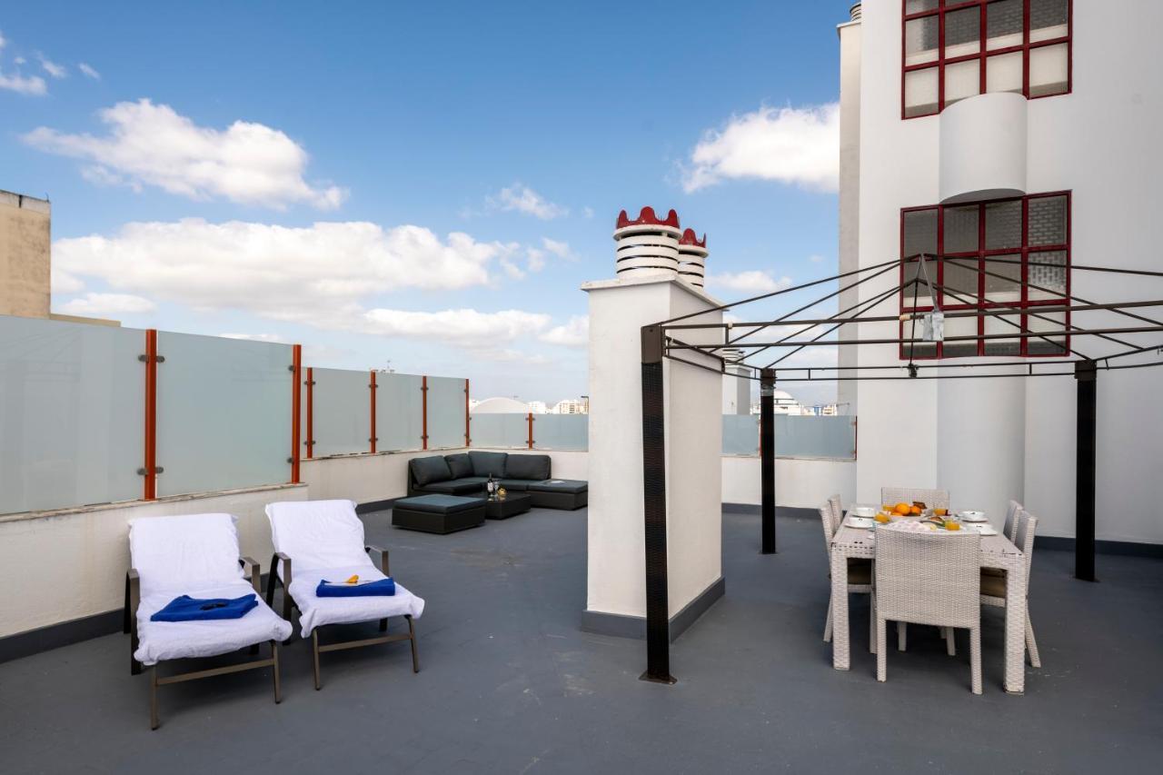 Appartement Luxueux 4 Pieces, Terrasse 120M2 Vue Mer Praia Da Rocha Портиман Экстерьер фото